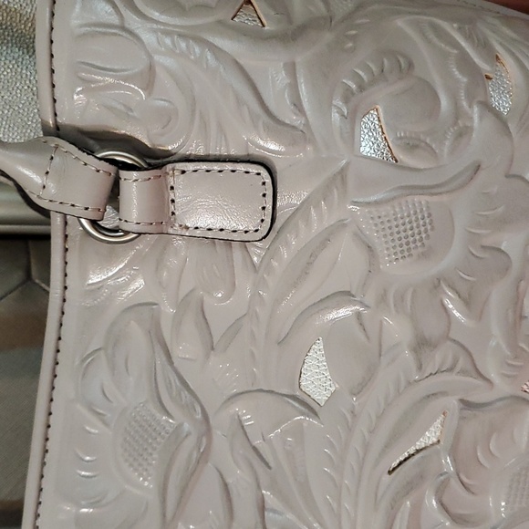 PATRICIA NASH ADELINE TOTE HANDBAG TOOLED LEATHER - Picture 11 of 16